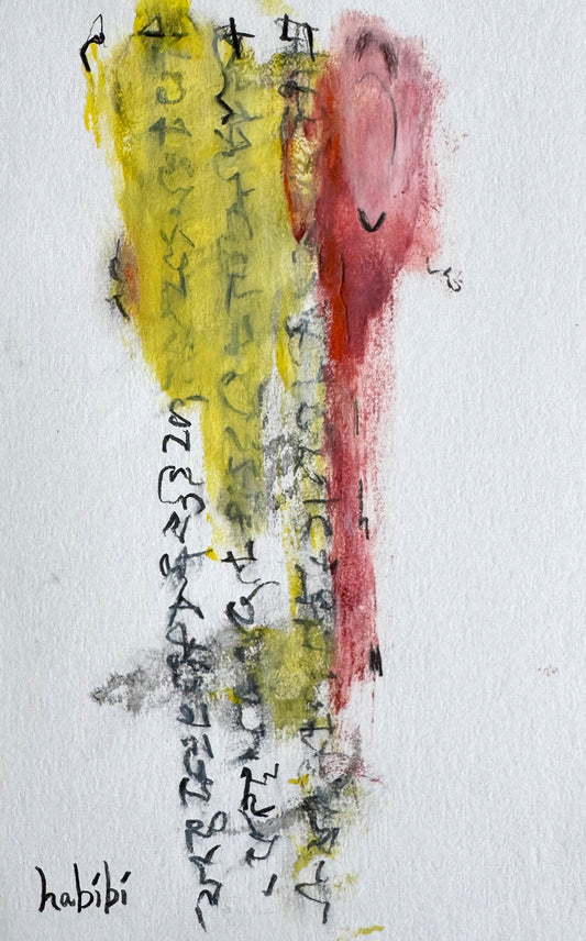 Scribblin - Original Painting (5.5x8.5in)