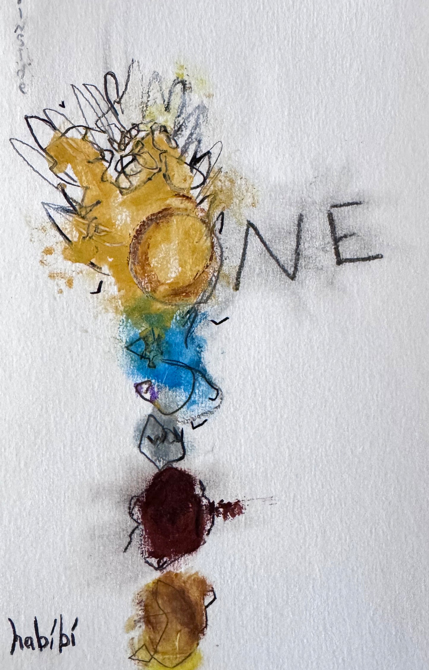 Poll - Original Painting (5.5x8.5in)