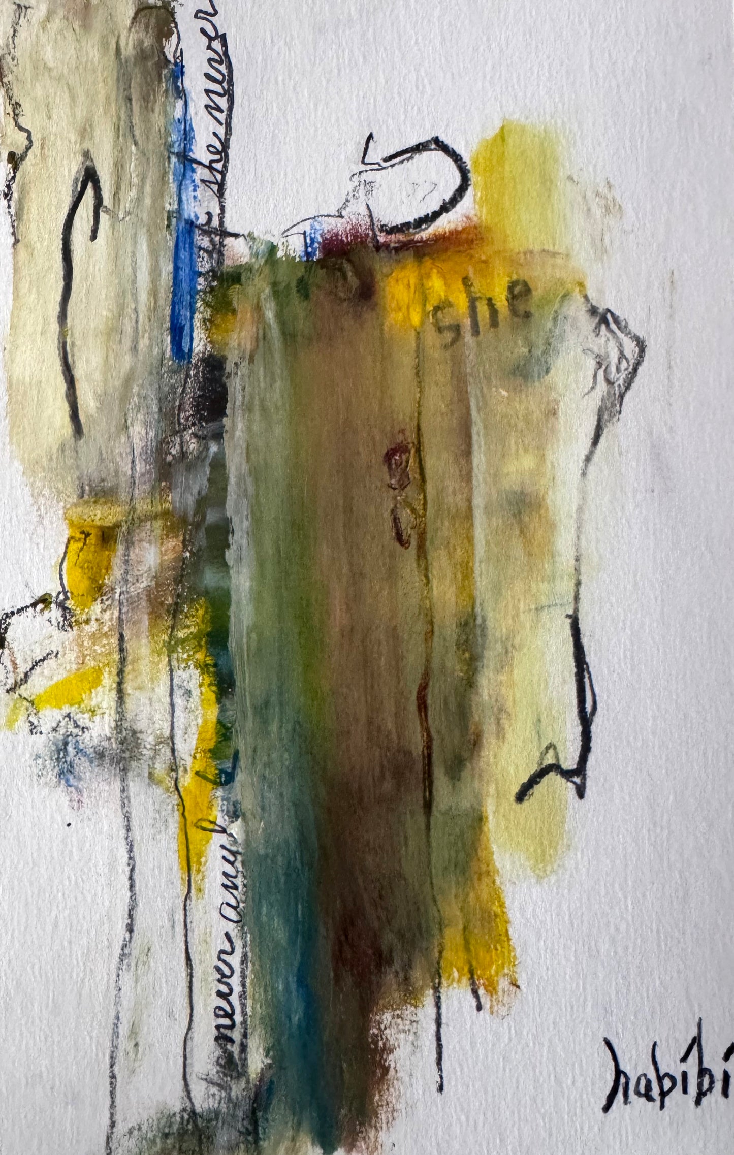 Sharp - Original Painting (5.5x8.5in)