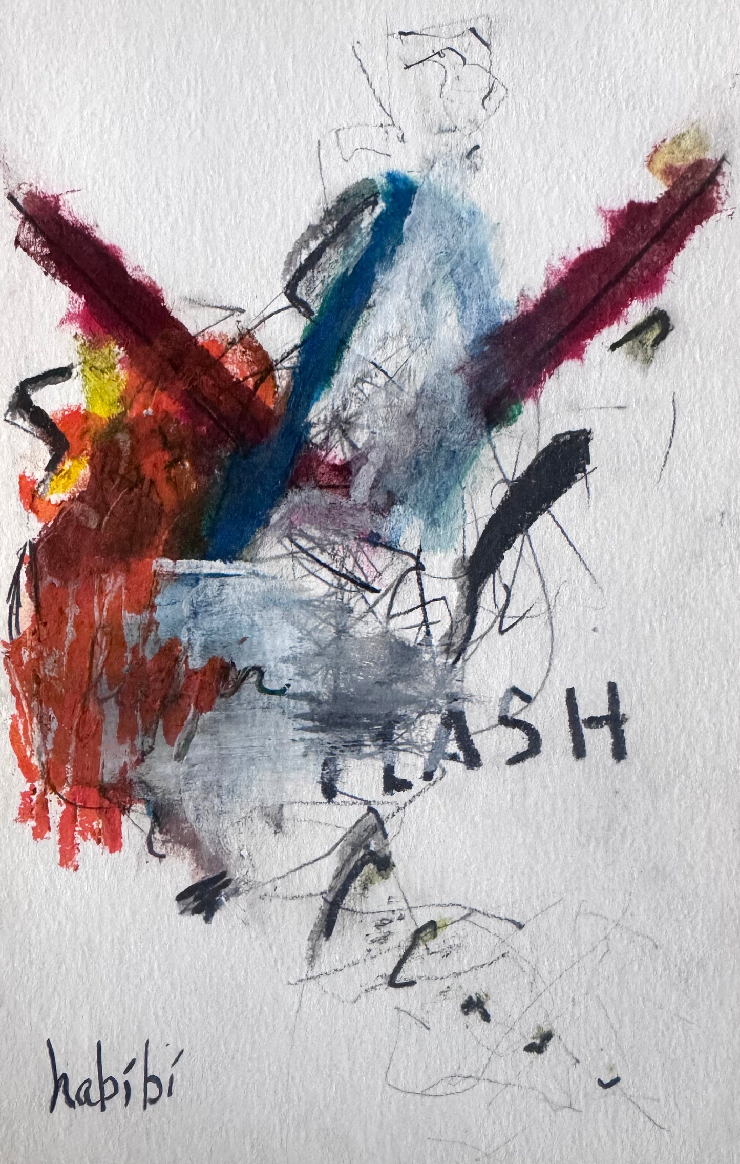 The Blow Up - Original Painting (5.5x8.5in)